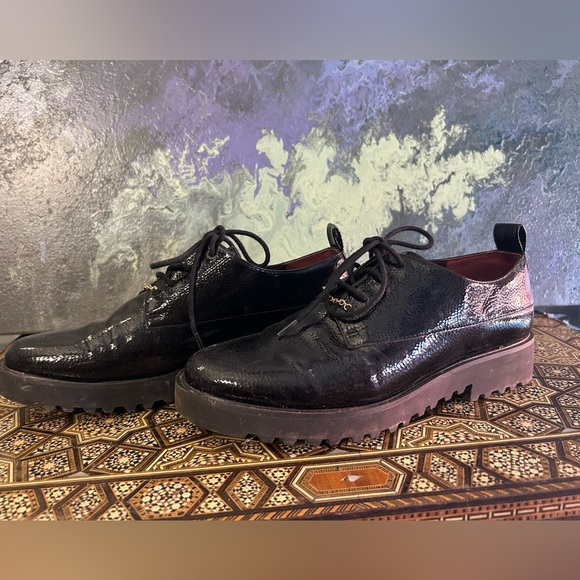 Franco Sarto Patent Loafers - Picture 1 of 6